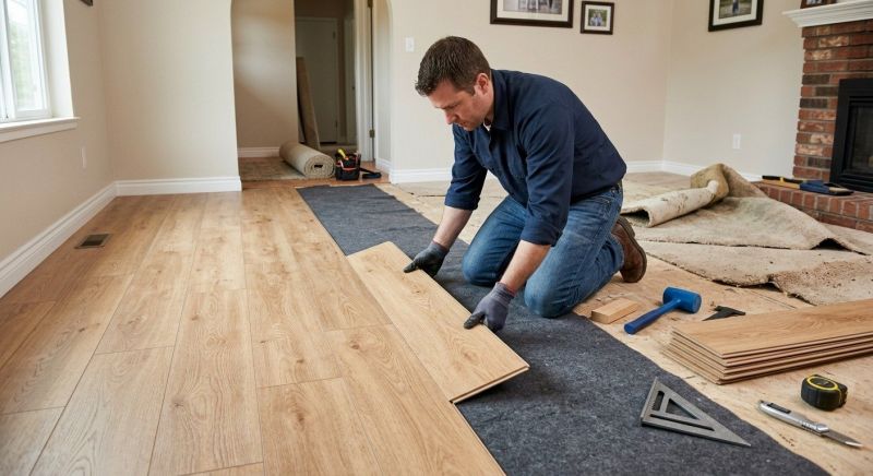 Laminate Floor Remodeling in Richardson, TX
