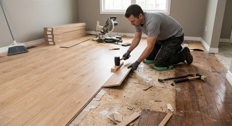 Laminate Floor Remodeling in Richardson, TX