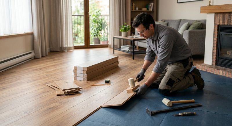 Laminate Floor Replacement in Denton County, TX