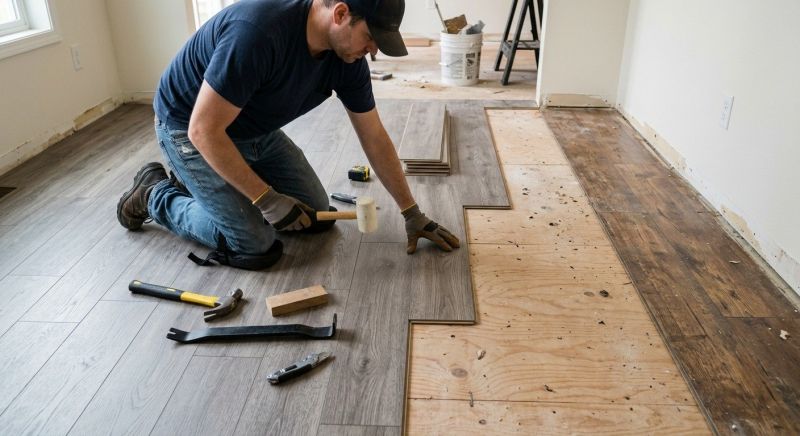 Laminate Floor Replacement in Richardson, TX