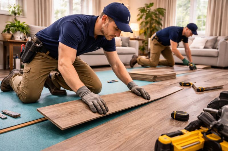 Laminate Flooring Replacement in Richardson, TX