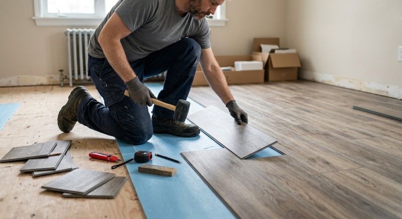 Linoleum Floor Installation in Addison, TX