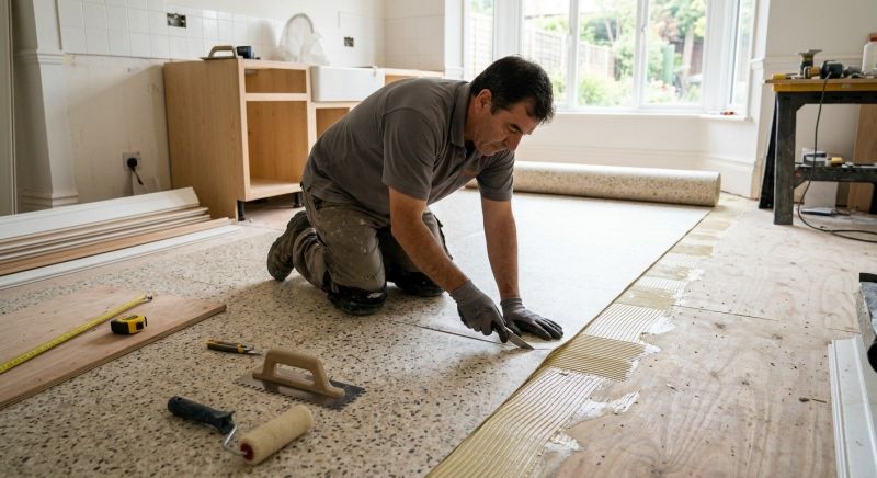 Linoleum Floor Installation in Collin County, TX