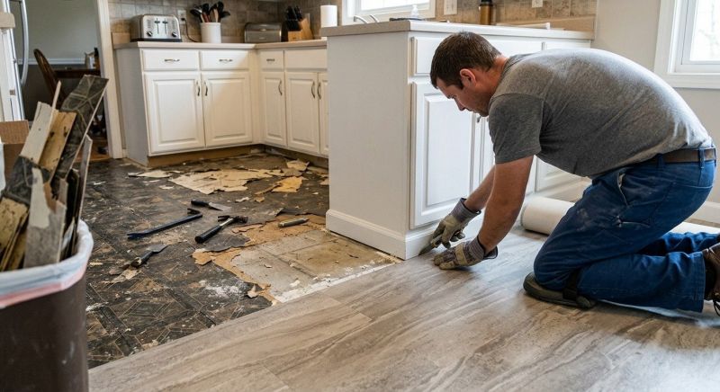 Linoleum Floor Installation in Princeton, TX
