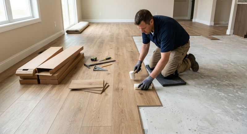 Luxury Vinyl Tile Installation in Rowlett, TX