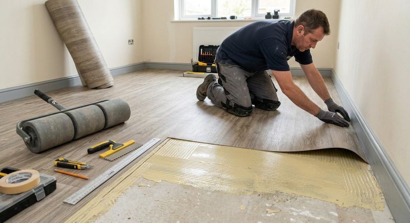 Sheet Vinyl Installation in Dallas, TX