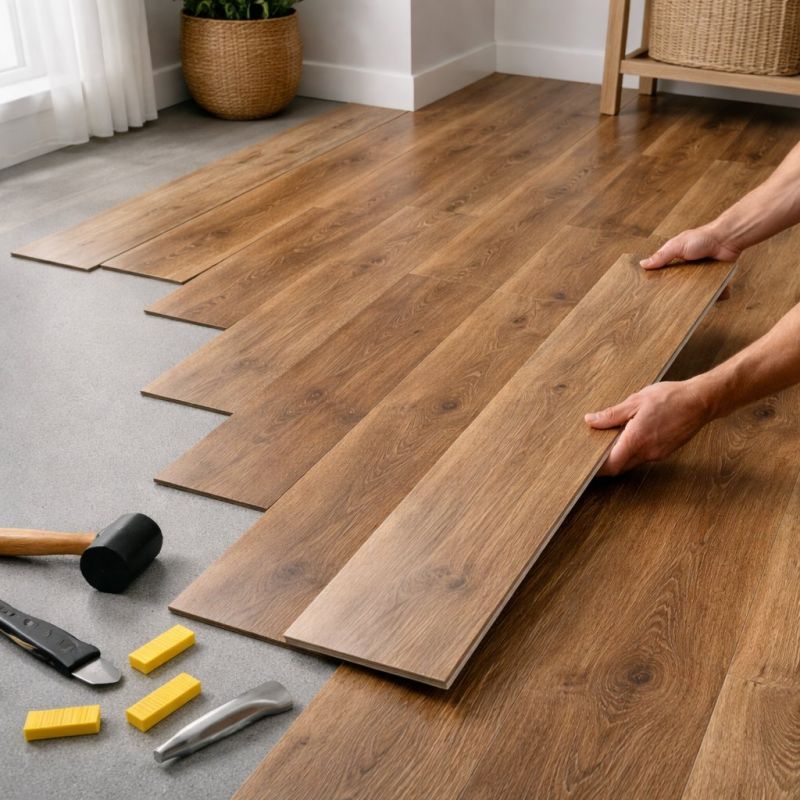 Vinyl Plank Floor Installation in Richardson, TX