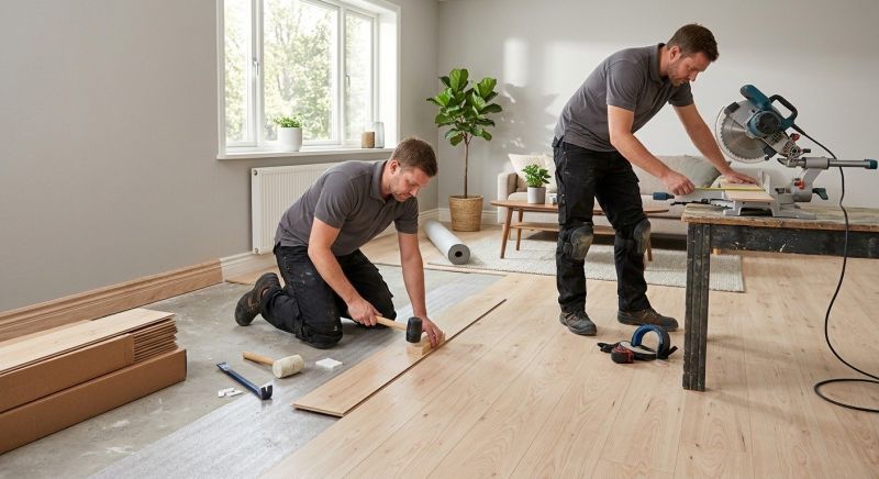 Wood Laminate Installation in Richardson, TX